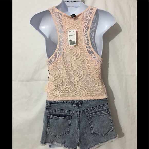 RACERBACK LACED TANK TOP - Picture 2 of 8